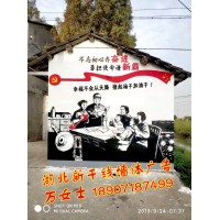 黃石鄉(xiāng)村文化墻彩繪、黃石3D畫立體地面彩繪、黃石店招墻體公司
