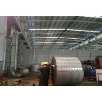 提前完成海定客戶螺旋板換熱器定制產(chǎn)品,萬(wàn)益宏有速度有力度!