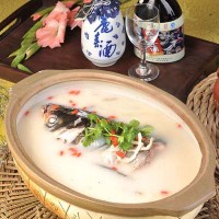 江蘇溧陽(yáng)蟹囧天目湖砂鍋魚(yú)頭禮盒送禮有面子