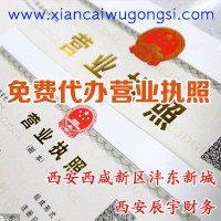 西安西咸新區(qū)灃東新城代辦營(yíng)業(yè)執(zhí)照