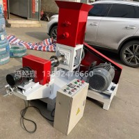 全自動(dòng)犬糧機(jī)器 水產(chǎn)飼料膨化顆粒機(jī) 小型貓飼料機(jī)