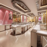 烤漆展柜制作濟(jì)南展柜珠寶柜臺銀飾品展柜玉器展柜名表展柜制作廠