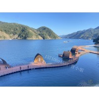 塑料浮筒，浮動(dòng)平臺(tái)，水上人行浮橋建造，廠家直銷