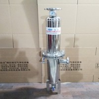 不銹鋼氣體氮氣壓縮空氣管道精密高效過濾器帶壓差除油塵水高壓